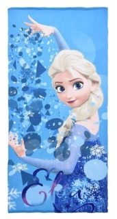 Krásná osuška s Elsou FROZEN modrá