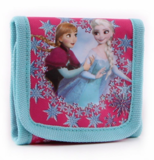 Krásná peněženka s Annou a Elsou Frozen malinová