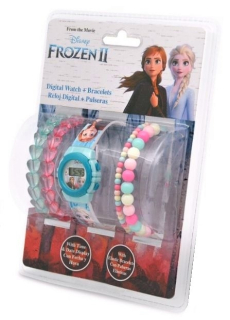 Krásná souprava hodinek a bižuterie FROZEN
