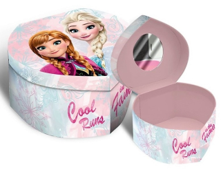 Krásná šperkovnice se zrcátek s Annou a Elsou Frozen